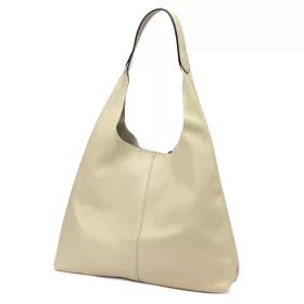 Luka 26-082 bézs női bőr válltáska 50 x 42 x 11 cm