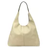 Luka 26-082 bézs női bőr válltáska 50 x 42 x 11 cm