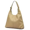 Luka 26-082 taupe női bőr válltáska 50 x 42 x 11 cm