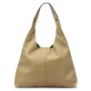 Luka 26-082 taupe női bőr válltáska 50 x 42 x 11 cm