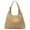 Luka 26-082 taupe női bőr válltáska 50 x 42 x 11 cm