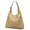 Luka 26-082 taupe női bőr válltáska 50 x 42 x 11 cm