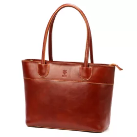 Florence 12 barna női bőr válltáska 40 x 27 x 16 cm