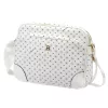 BRICIOLE 4197# fehér női rostbőr táska 30 x 26 x 12 cm