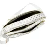 BRICIOLE 4197# fehér női rostbőr táska 30 x 26 x 12 cm