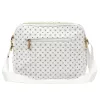 BRICIOLE 4197# fehér női rostbőr táska 30 x 26 x 12 cm
