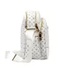 BRICIOLE 4197# fehér női rostbőr táska 30 x 26 x 12 cm
