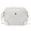 BRICIOLE 4197# fehér női rostbőr táska 30 x 26 x 12 cm