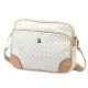 BRICIOLE 4197# fehér női rostbőr táska 30 x 26 x 12 cm