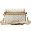 BRICIOLE 4195# fehér női rostbőr táska 28 x 20 x 13 cm