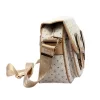 BRICIOLE 4195# fehér női rostbőr táska 28 x 20 x 13 cm
