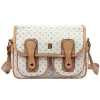 BRICIOLE 4195# fehér női rostbőr táska 28 x 20 x 13 cm