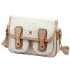 BRICIOLE 4195# fehér női rostbőr táska 28 x 20 x 13 cm