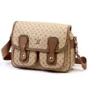 BRICIOLE 4195# bézs női rostbőr táska 28 x 20 x 13 cm