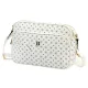 BRICIOLE 4191# fehér női rostbőr táska 29 x 19 x 10 cm