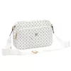 BRICIOLE 4191# fehér női rostbőr táska 29 x 19 x 10 cm