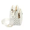 BRICIOLE 4191# fehér női rostbőr táska 29 x 19 x 10 cm
