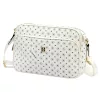 BRICIOLE 4191# fehér női rostbőr táska 29 x 19 x 10 cm