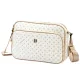 BRICIOLE 4191# fehér női rostbőr táska 29 x 19 x 10 cm