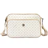 BRICIOLE 4191# fehér női rostbőr táska 29 x 19 x 10 cm