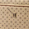 BRICIOLE 4191# bézs női rostbőr táska 29 x 19 x 10 cm