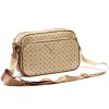BRICIOLE 4191# bézs női rostbőr táska 29 x 19 x 10 cm