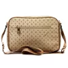 BRICIOLE 4191# bézs női rostbőr táska 29 x 19 x 10 cm