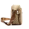 BRICIOLE 4191# bézs női rostbőr táska 29 x 19 x 10 cm