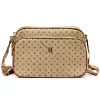 BRICIOLE 4191# bézs női rostbőr táska 29 x 19 x 10 cm