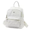 BRICIOLE 4192# fehér női rostbőr táska 30 x 32 x 10 cm