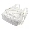 BRICIOLE 4192# fehér női rostbőr táska 30 x 32 x 10 cm