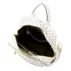 BRICIOLE 4192# fehér női rostbőr táska 30 x 32 x 10 cm