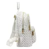 BRICIOLE 4192# fehér női rostbőr táska 30 x 32 x 10 cm