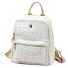 BRICIOLE 4192# fehér női rostbőr táska 30 x 32 x 10 cm