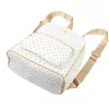 BRICIOLE 4192# fehér női rostbőr táska 30 x 32 x 10 cm