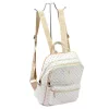 BRICIOLE 4192# fehér női rostbőr táska 30 x 32 x 10 cm