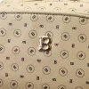BRICIOLE 4192# bézs női rostbőr táska 30 x 32 x 10 cm