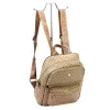 BRICIOLE 4192# bézs női rostbőr táska 30 x 32 x 10 cm