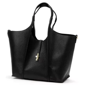   Luka 26-068 DOLLARO fekete női bőr válltáska 45 x 30 x 16 cm