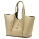 Luka 26-068 DOLLARO bézs női bőr válltáska 45 x 30 x 16 cm