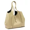 Luka 26-068 DOLLARO bézs női bőr válltáska 45 x 30 x 16 cm