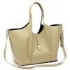 Luka 26-068 DOLLARO bézs női bőr válltáska 45 x 30 x 16 cm