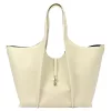 Luka 26-068 DOLLARO krém női bőr válltáska 45 x 30 x 16 cm