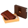 EL FORREST 995-29 RFID konyak férfi bőr pénztárca 10 x 13 x 3 cm