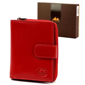   EL FORREST 975-47 RFID piros női bőr pénztárca 9.5 x 11.5 x 3.5 cm 