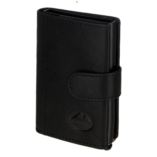 EL FORREST 931-61 RFID fekete férfi bőr pénztárca, irattartó 7 x 10 x 3 cm