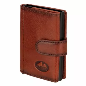   EL FORREST 931-29 RFID konyak férfi bőr pénztárca, irattartó 10 x 13 x 3 cm 