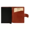 EL FORREST 931-29 RFID konyak férfi bőr pénztárca, irattartó 10 x 13 x 3 cm 