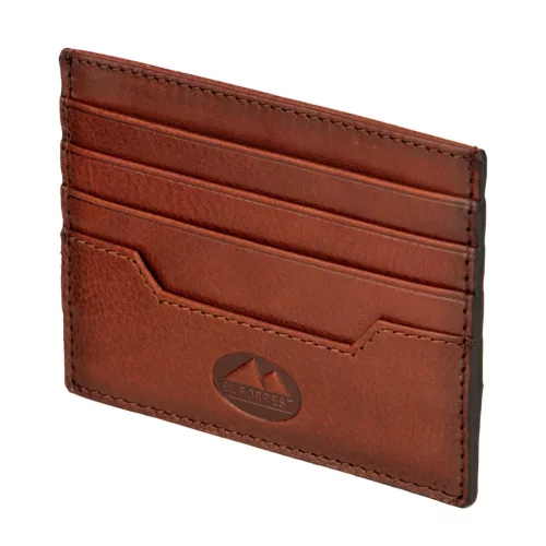 EL FORREST 930-29 RFID konyak férfi bőr pénztárca, irattartó 12 x 9.5 x 2.8 cm