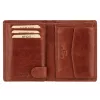 EL FORREST 889/A-29 RFID konyak férfi bőr pénztárca 10 x 13 x 3 cm